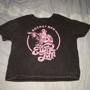 Elton John crop top🤎